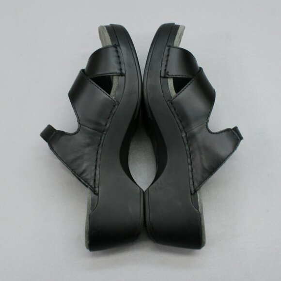 Dansko 40 Ladies 9.5-10 Sela Black Strap Buckle Shoes Clogs Sandals Mules Slides - Picture 12 of 12
